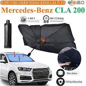 Ô dù che chắn nắng kính lái xe Mercedes Benz CLA 200 vải dù tráng nhôm cao cấp ODCKL