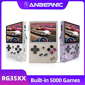 ANBERNIC RG35XX Máy chơi game cầm tay cổ điển Màn hình IPS 3,5 inch Cortex-A9 Hệ thống Linux Trình phát video bỏ túi di động 5000 trò chơi Màu sắc: RG35XX Xám