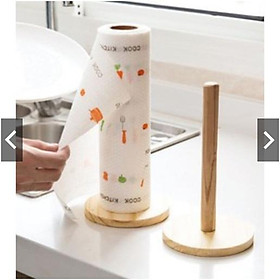 Mua Cọc gỗ cắm cuộn giấy lau đa năng cao cấp