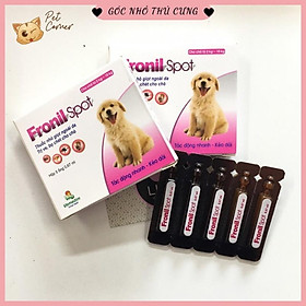 Nhỏ gáy Fronil Spot trị ve rận, bọ chét cho chó