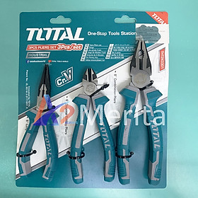 Mua Bộ kềm điện  kềm cắt và kềm nhọn 3 chi tiết Total THT2K0301