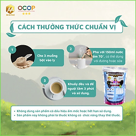 Deal giá góc . Bột gạo lứt tím, đậu đen xanh lòng , mè đen ( bột gạo lứt ANAN ) ngủ cốc , thay thế bửa ăn , chăm sóc sức khỏe , xương khớp , ngủ ngon