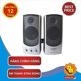 Loa Vi Tính  2.0 SOUNDMAX A140 - Âm Thanh Sống Động- Hàng Chính Hãng