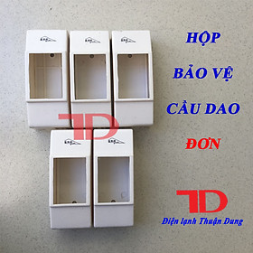 Combo 5 hộp CB cóc, hộp bảo vệ cầu dao đơn