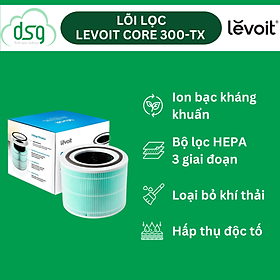 Mua Lõi Lọc Hấp Thụ Độc Tố Cho Máy Lọc Không Khí Levoit Core 300 RF-TX | Bộ Lọc HEPA 3 Lớp | Hàng Chính Hãng