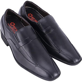 Giày Nam Tăng Chiều Cao Huy Hoàng HT7714 - Đen