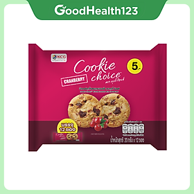 Bánh Quy Bơ Cookie Choice Với Socola Chip – Thơm Ngon, Giòn Rụm – 240g (12 thanh x 20g)