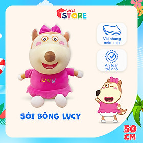 Sói bông Lucy đáng yêu cho bé mầm non mẫu giáo chính hãng