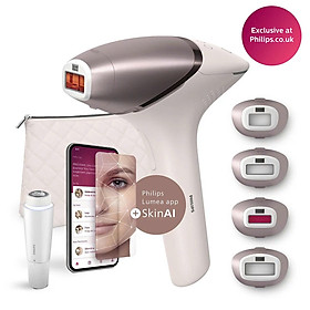 Máy triệt lông Philips Lumea IPL Series 9900 với công nghệ SenseIQ BRP958/00 hàng chính hãng