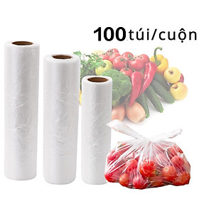 Mua Túi nilon đựng thực phẩm dạng cuộn túi xé dày dùng một lần túi giữ tươi đồ ăn trong tủ lạnh (TL16)