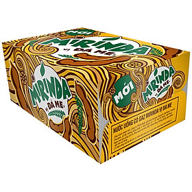 Thùng 24 Lon Nước Uống Có Gaz Mirinda Đá Me (330ml/Lon)