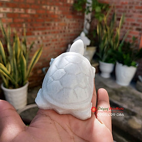 Mua Tượng rùa đá phong thuỷ đá trắng Non Nước kích thước 8cm