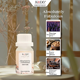 Mua Tinh Dầu Nước Hoa KODO Absolutely Fabulous Làm Thơm Phòng Nguyên Chất  Black Collection  10ml/50ml/100ml/500ml