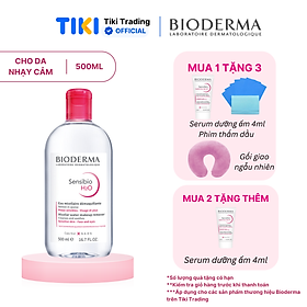 Nước tẩy trang Công Nghệ Micella Bioderma Sensibio H2O