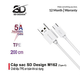 Mua Cáp sạc SD DESIGN M162  chân sạc T.y.p.e.C sử dụng cho các máy samsung oppo..bảo hành 1 đổi 1