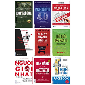 Combo bộ sách maketing và bán hàng (tặng cuốn Bùng nổ bán hàng cùng Shark Robert Herjavec)