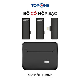 Mua Bộ đôi Micro Livestream không dây cài ve áo Wireless chân chuyên nghiệp làm vlogger  bán hàng