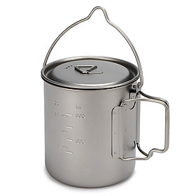 Cốc Bằng Titan Siêu Nhẹ Tây Cầm Gấp Gọn (300ml / 400ml / 450ml / 750ml)