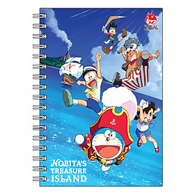 Sổ Gáy Xoắn Mini Notebook Nobita’s Treasure Island (200 Trang) - Mẫu Ngẫu Nhiên
