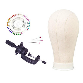 Canvas Wigs Mannequin Head for Making/Drying/Styling Wigs