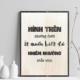 Mua Tranh tạo động lực TBIG028 câu nói hay về phương châm sống tích cực