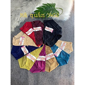 Quần lót ren phối suquần xì ren, quần xì su hot, mã 5402