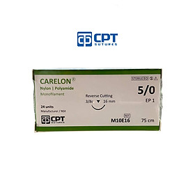 Chỉ phẫu thuật không tiêu CPT Carelon Nylon số 5/0 - M10E13 / M10E16
