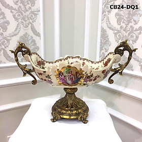 Mua Đĩa Quả Phong Cách Châu Âu Đựng Trái Cây Tân Cổ Điển