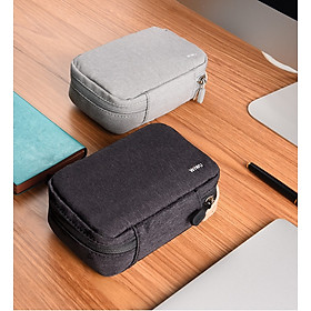  Túi Wiwu Cozy Storage Bag 8.2 inch để phụ kiện có các ngăn để chuột, củ sạc, đồng hồ ..... làm bằng vải chống nước - Hàng chính hãng