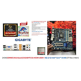 COMBO (Mainboard) GIGABYTE GA-H55M-UD2H + CPU Core i3-540 - HÀNG CHÍNH HÃNG