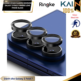 Mua Dán camera cho Samsung Galaxy Z Fold 6/ Z Fold 7 RINGKE Lens Frame Glass kèm khung trợ dán_ Hàng chính hãng