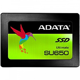 Ổ cứng SSD ADATA Ultimate SU650 Sata III 3D-NAND 2.5 inch 240GB - Hàng Chính Hãng