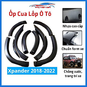 Bộ ốp cua lốp xe ô tô Xpander 2018-2019-2020-2021-2022 mẫu trơn trang trí bảo vệ lốp xe