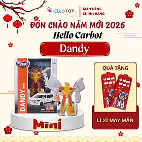Đồ Chơi Mô Hình Lắp Ráp Xe Hơi Biến Hình HELLO CARBOT Mini Dandy 64/120