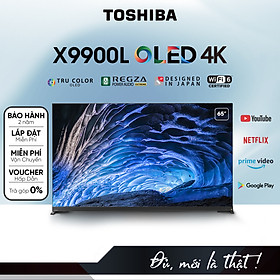 Mua TV OLED 4K 65inch (65X9900L) - VIDDA TV - OLED 4K - Công nghệ âm thanh REGZA Power Audio Extreme - Màu sắc nguyên bản - Âm trầm mạnh mẽ - Loa 113W - Tần số quét 120Hz - Hàng chính hãng - Bảo hành 2 năm