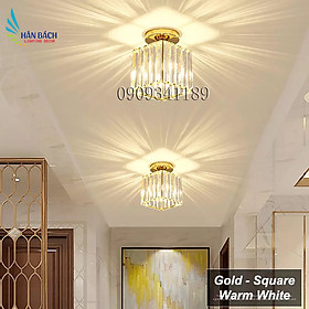 Mua Đèn LED pha lê gắn trần phòng ăn phòng khách hành lang