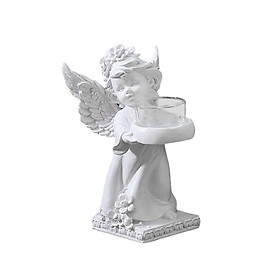 Angel Candle Holder Stand Angel Statue for Wedding Housewarming Gifts Dinner