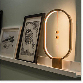 Đèn bàn Tỏa sáng một cách khác biệt Heng Balance Lam (Ellipse gỗ)