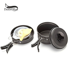 Bộ nồi dã ngoại cho 1-2 người Desert&Fox DS-200 Camping Cookware Pots Set