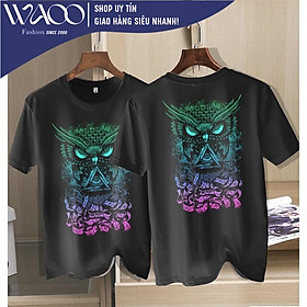 Áo Thun Nam Nữ, Có Bigsize Từ S Đến 8XL, Áo Phông vải cotton, Mặc Mịn Thoáng Mát - Thời Trang Waoo, Mẫu ATNN311