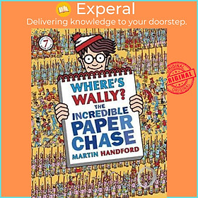 Sách - Where's Wally? The Incredible Paper Chase by Martin Handford (UK edition, paperback)