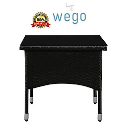 WEGO Bàn ban công Bàn sân vườn Bàn hồ bơi bằng mây nhựa Outdoor Furniture