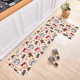 Non-Slip Kitchen Mat Carpet Rug Anti-Oil Carpet Door Bathroom