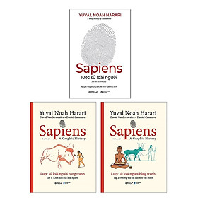 [ Thăng Long Books ] Trọn Bộ 3 Cuốn Sapiens: Lược Sử Về Loài Người