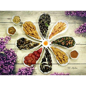 Mua Bộ đĩa hoa cúc (tặng kèm bát chấm)