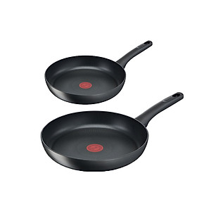 Bộ 2 chảo chiên chống dính đáy từ Tefal Ultimate sản xuất tại Pháp dùng cho mọi loại bếp (20cm, 28cm) - Hàng chính hãng