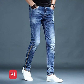 Quần Jean Nam thiết kế thể thao cao cấp nam King168 , Quần Jean thời trang cao cấp nam NT175