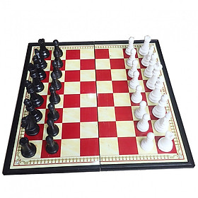 Bộ Bàn Cờ Vua Nhựa 25cm Trò Chơi Trí Tuệ Cho Bé