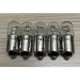 Mua Combo 10 bóng đèn báo chống rung chất lượng cao đuôi gài BA9S - Tubular Indicator Lamp T10x28mm 30V 80mA 2W Ba9s