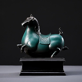 Mua Tượng ngựa Pony bằng gốm sứ cao cấp  tượng gốm trang trí phòng khách  bàn làm việc  tượng phong thủy